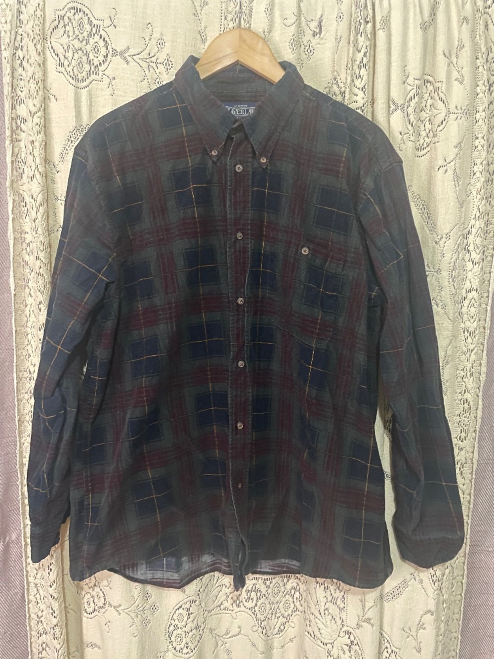 Shaver Lake: corduroy plaid flannel